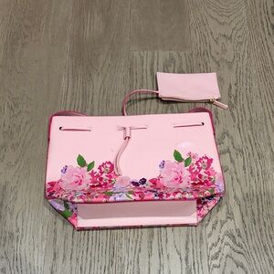 Estée Lauder Floral Pink Tote Bag